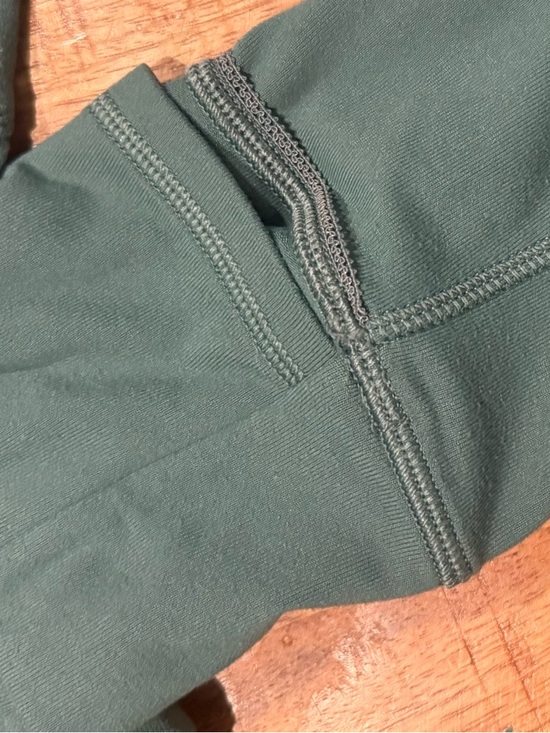 Lululemon Its Rulu Run Cropped Half Zip Size 8 - Picture 3 of 13